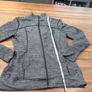 Old Navy Black and White Striped Active Jacket